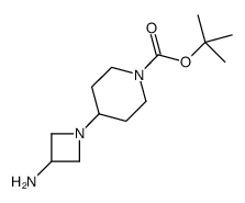 tert-butyl 4-(3-aminoazetidin-1-yl)piperidine-1-carboxylate Structure