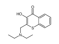 2-(diethylaminomethyl)-3-hydroxythiochromen-4-one结构式