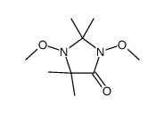 1,3-dimethoxy-2,2,5,5-tetramethylimidazolidin-4-one结构式