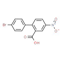 4'-BROMO-4-NITRO[1,1'-BIPHENYL]-2-CARBOXYLIC ACID Structure