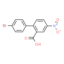 4'-BROMO-4-NITRO[1,1'-BIPHENYL]-2-CARBOXYLIC ACID结构式