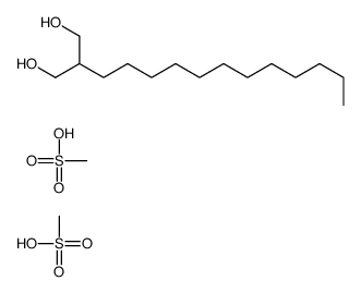 2-dodecylpropane-1,3-diol,methanesulfonic acid结构式