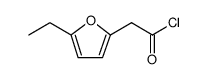 2-Furanacetyl chloride, 5-ethyl结构式