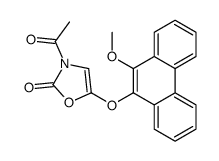 3-acetyl-5-(10-methoxyphenanthren-9-yl)oxy-1,3-oxazol-2-one Structure
