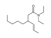 N,N-diethyl-3-prop-1-enyloctanamide结构式