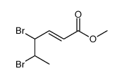 methyl 4,5-dibromohex-2-enoate Structure