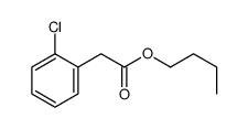 butyl 2-(2-chlorophenyl)acetate结构式