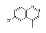 6-chloro-4-methylcinnoline structure