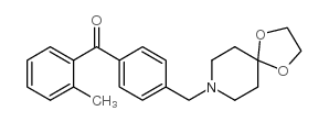 4'-[8-(1,4-DIOXA-8-AZASPIRO[4.5]DECYL)METHYL]-2-METHYL BENZOPHENONE picture