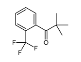 2,2-DIMETHYL-2'-TRIFLUOROMETHYLPROPIOPHENONE结构式