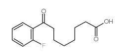 8-(2-fluorophenyl)-8-oxooctanoic acid结构式