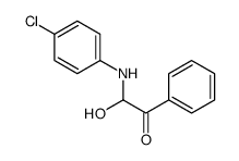 2-(4-chloroanilino)-2-hydroxy-1-phenylethanone结构式