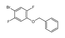 1-Benzyloxy-4-bromo-2,5-difluorobenzene结构式