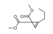 dimethyl 2-propylcycloprop-2-ene-1,1-dicarboxylate Structure