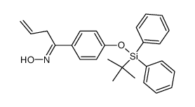 1-(4-((tert-butyldiphenylsilyl)oxy)phenyl)but-3-en-1-one oxime结构式