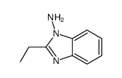 2-ethylbenzimidazol-1-amine Structure