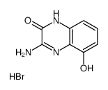 3-Amino-5-hydroxy-2(1H)-quinoxalinone hydrobromide (1:1)结构式