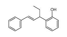 (E)-2-(1-ethyl-3-phenyl-2-propenyl)phenol Structure