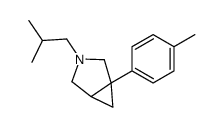 1-(4-methylphenyl)-3-(2-methylpropyl)-3-azabicyclo[3.1.0]hexane结构式