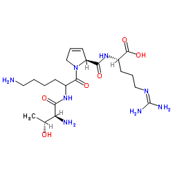 (3,4-Dehydro-Pro3)-Tuftsin Structure