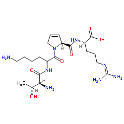 (3,4-Dehydro-Pro3)-Tuftsin structure