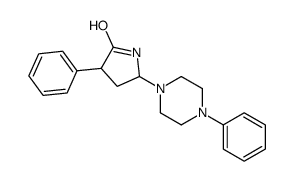 3-phenyl-5-(4-phenylpiperazin-1-yl)pyrrolidin-2-one Structure