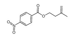 3-methylbut-3-enyl 4-nitrobenzoate结构式