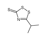 5-propan-2-yl-1,2,4-dithiazole-3-thione结构式