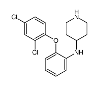 N-[2-(2,4-dichlorophenoxy)phenyl]piperidin-4-amine Structure