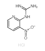 Guanidine, (3-nitro-2-pyridyl)-, hydrochloride Structure