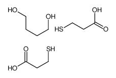 1,4-BUTANEDIOL BIS(3-MERCAPTOPROPIONATE) Structure