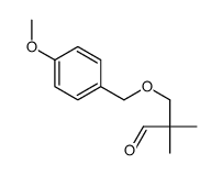 3-[(4-methoxyphenyl)methoxy]-2,2-dimethylpropanal结构式