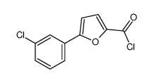 5-(3-chlorophenyl)furan-2-carbonyl chloride Structure