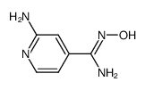 2-amino-N'-hydroxypyridine-4-carboximidamide Structure