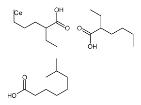 bis(2-ethylhexanoato-O)(isononanoato-O)cerium结构式