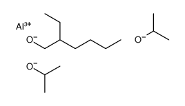 (2-ethylhexan-1-olato)bis(propan-2-olato)aluminium Structure