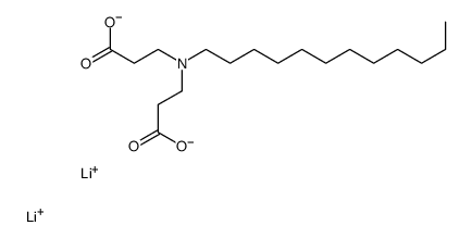 lithium N-(2-carboxyethyl)-N-dodecyl-beta-alaninate结构式