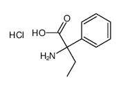 2-amino-2-phenylbutyric acid hydrochloride structure