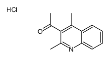 1-(2,4-Dimethylquinolin-3-yl)ethanone hydrochloride Structure