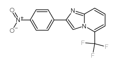 2-(4-nitrophenyl)-5-(trifluoromethyl)imidazo[1,2-a]pyridine Structure