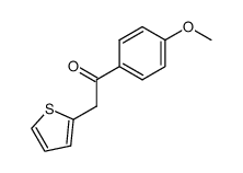 1-(4-Methoxyphenyl)-2-(2-thiophenyl)-ethanone结构式