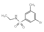 3-Bromo-N-ethyl-5-methylbenzenesulfonamide structure