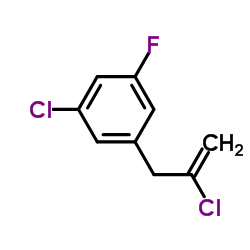 1-Chloro-3-(2-chloro-2-propen-1-yl)-5-fluorobenzene Structure