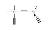 ethynyl-[2-[ethynyl(methyl)silyl]ethynyl]-dimethylsilane结构式