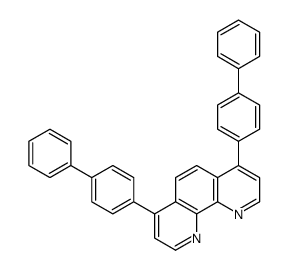 4,7-Di([1,1'-biphenyl]-4-yl)-1,10-phenanthroline structure