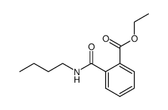 ethyl 2-(butylcarbamoyl)benzoate结构式