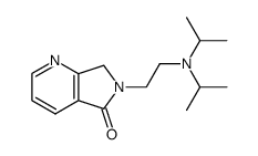 6-(2-diisopropylamino-ethyl)-6,7-dihydro-pyrrolo[3,4-b]pyridin-5-one结构式
