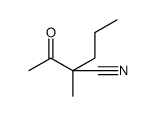 Pentanenitrile, 2-acetyl-2-methyl结构式
