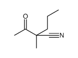 Pentanenitrile, 2-acetyl-2-methyl picture