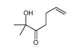 2-hydroxy-2-methylhept-6-en-3-one结构式